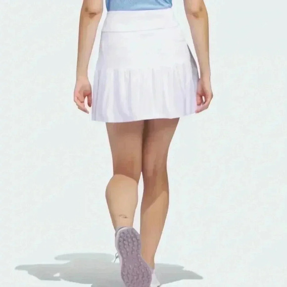 Adidas Women's Ultimate365 Frill Skort Large 12-14 White - Picture 2 of 4